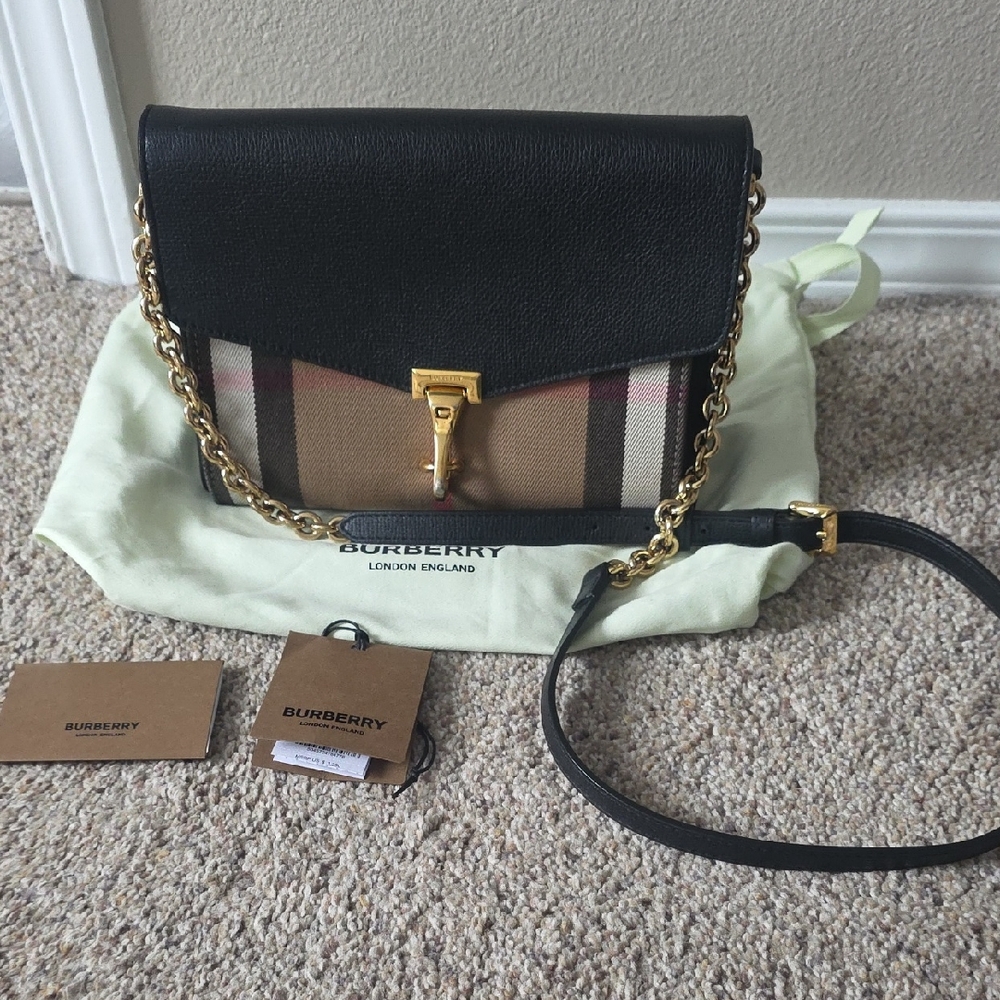 Burberry Macken House Check Small Crossbody